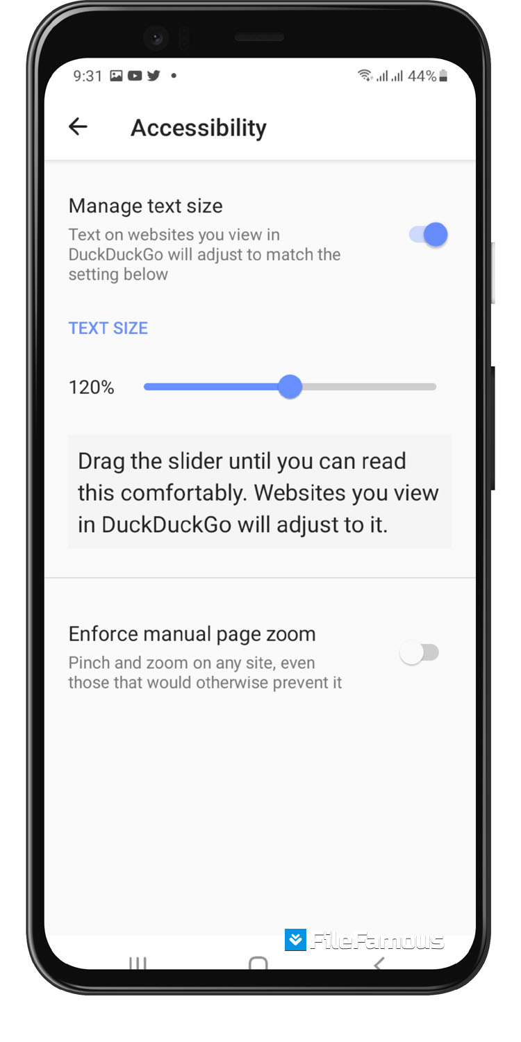 DuckDuckGo Privacy Browser APK Screenshot